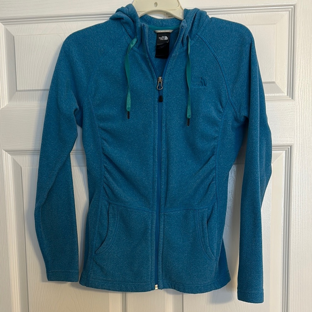 The North Face Blue Zip-Up Hoodie